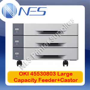 OKI Genuine 45530803 1590x Sheets Large Capacity Feeder+Castor Base for C911/C931/C941